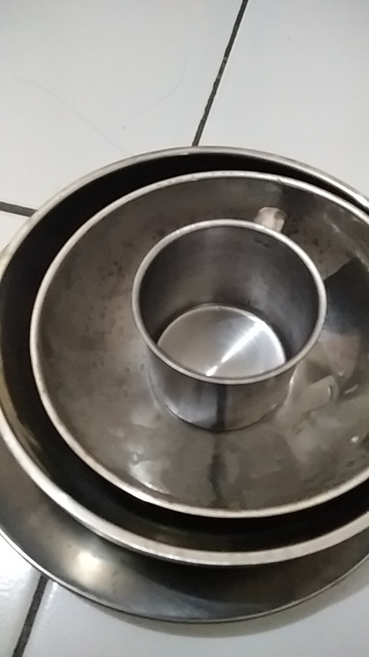 Mangkuk Stainless 2 Lapis /mangkok Anti Panas/ China Bowl 18cm