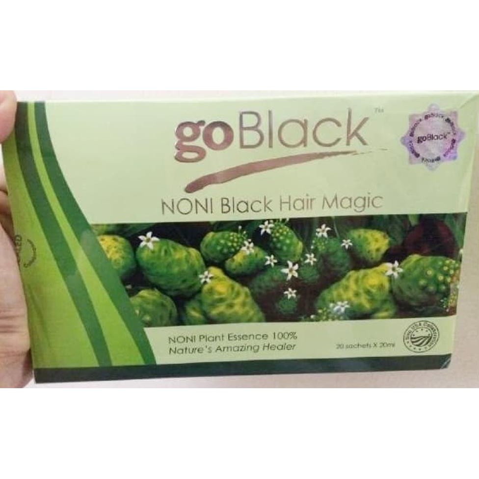 LJH zonacantik - BSY GO BLACK - NONI BLACK HAIR MAGIC - BSY SHAMPO NONI ORIGINAL