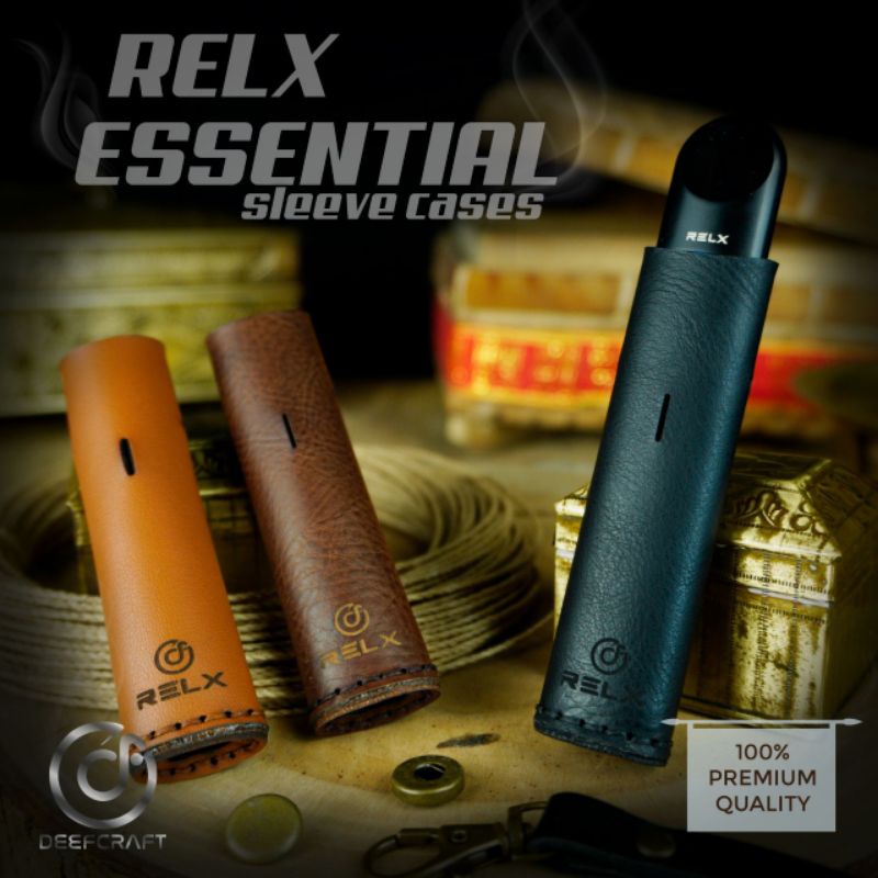 Premium Sleeve Case Rlx Essential Free Tali Lanyard / Holder Casing Rlx Essential Leather Sleeve