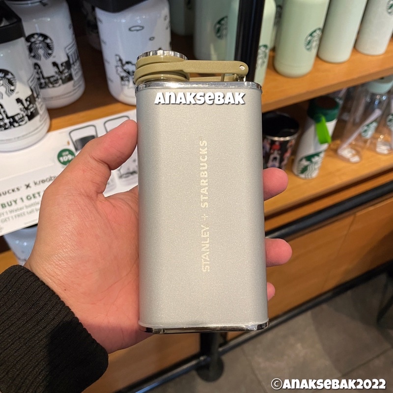 Starbucks Stainless Stanley Flask Grey 8oz Eco Camping 2022 Edition