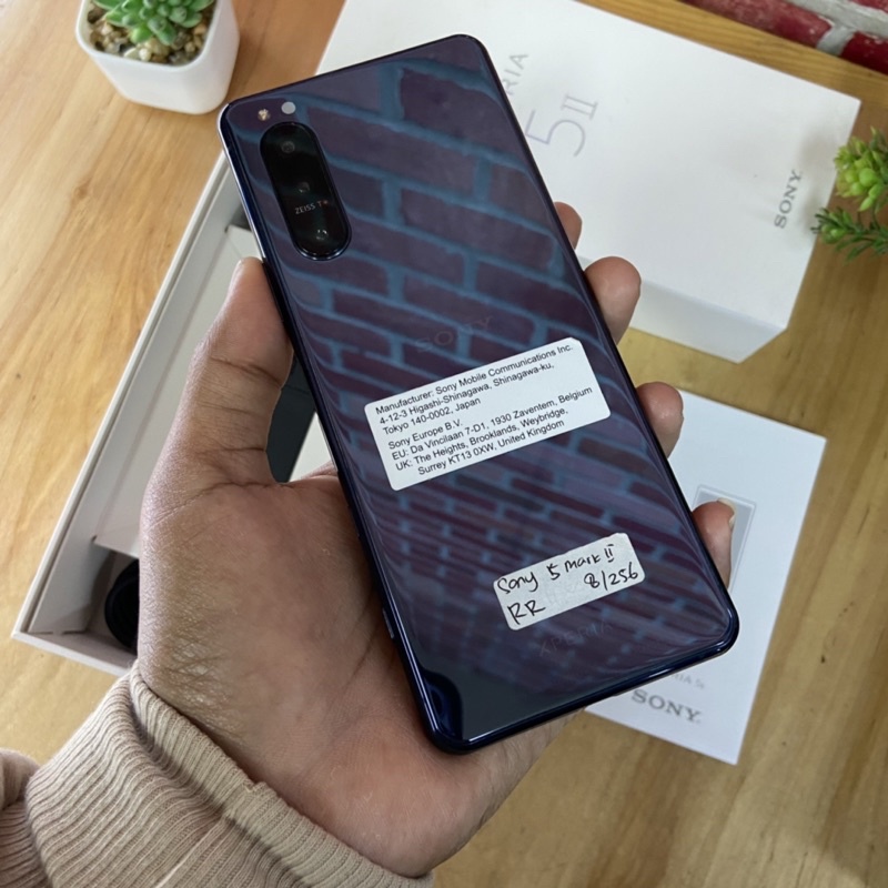 Sony Xperia 5 ii 5 mark 2 256GB Navy Blue Global Dual sim Super Like new