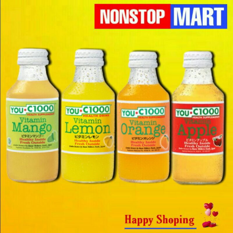 

YOU C-1000 minuman vitamin C 140ml