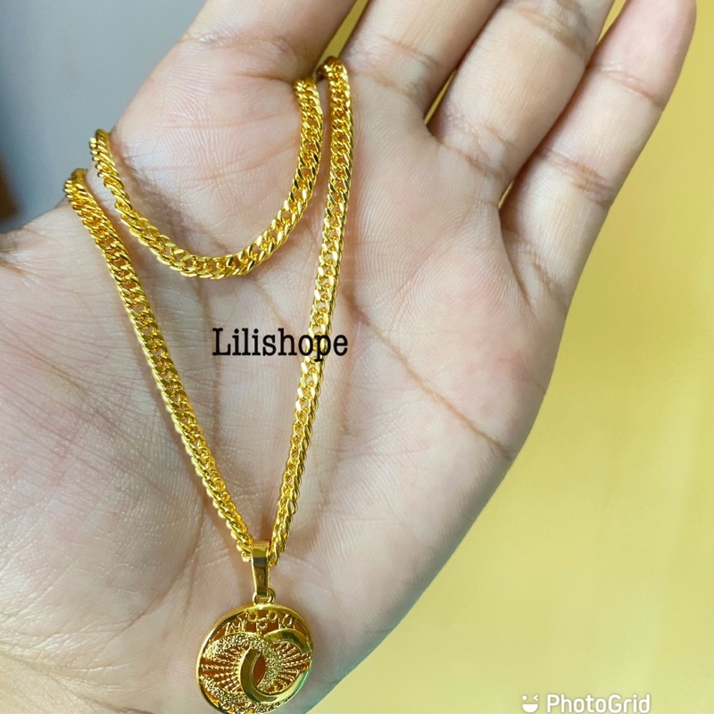 Kalung Koin 91 Warna 24k