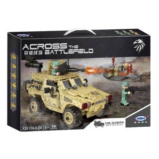 Lego Mobil Jeep Polisi Tentara Militer Perang XB 06024