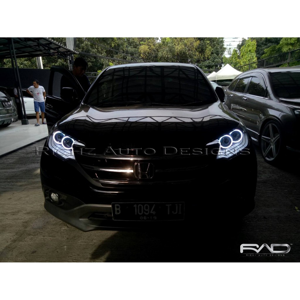 Jual Headlamp Aftermarket Honda CRV Custom Angel Eyes Wifi 2SET Indonesia Shopee Indonesia