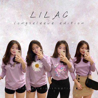 LILAC OVERSIZE TSHIRT KAOS  TUMBLR TEE BAJU  UNGU PURPLE 