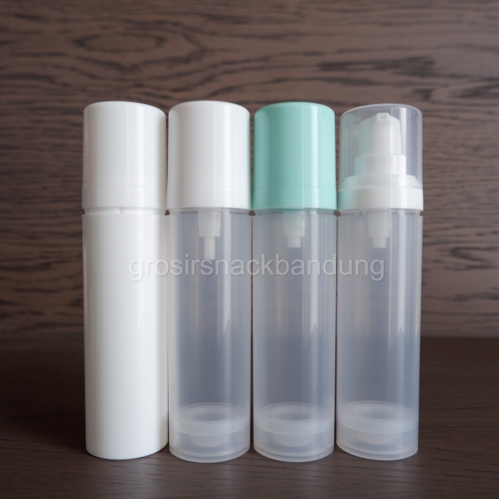 Botol Airless Spray 50ml Botol Serum Airless Pump Kosmetik Skin Care 50ml