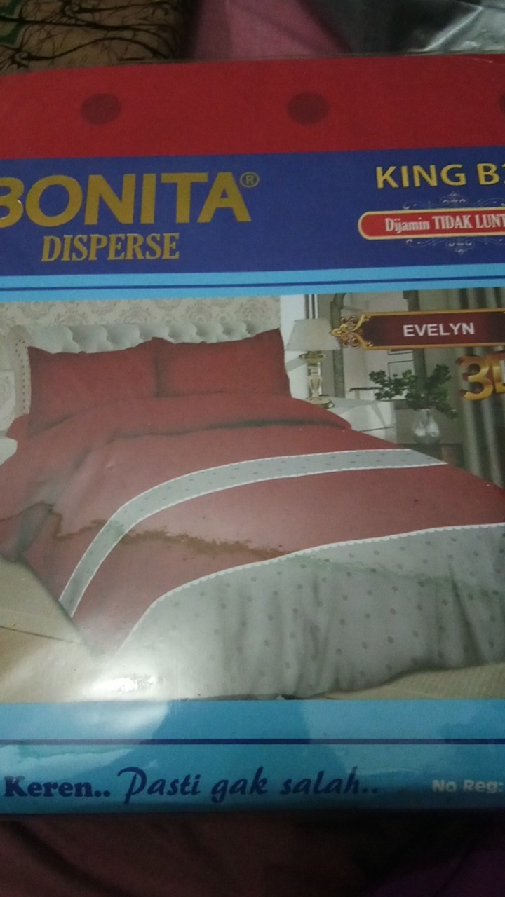 Ss Sprei Bonita 180 180x200 King Size No. 1 Mix Motif Part A Dewasa Bunga Minimalis Kartun Anak