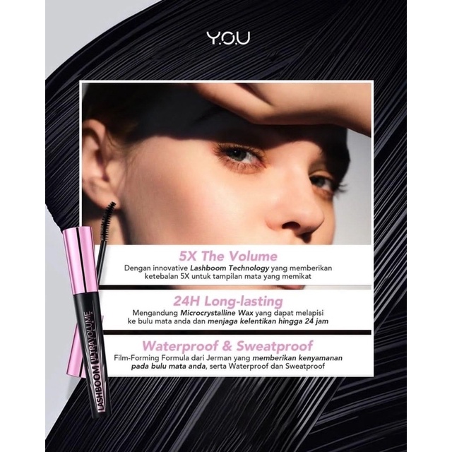 YOU LASHBOOM ULTRA VOLUME MASCARA || YOU MASCARA WATERPROOF