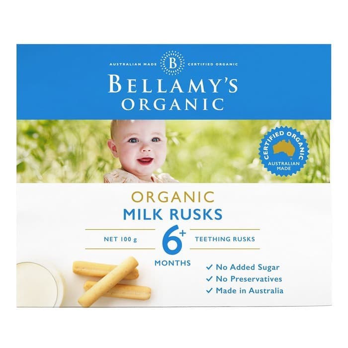 bellamy organic milk rusk