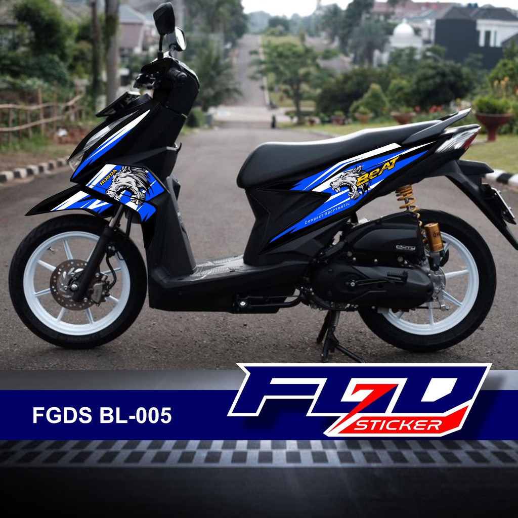 Sticker Striping Variasi Beat New 2020 2021 - Striping Motor Beat New 2020 2021/Beat New LED 005