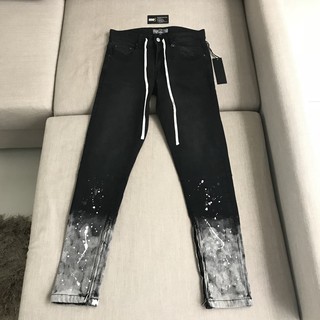 black nate zipper pants
