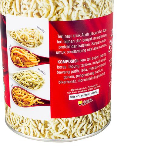 

(TERMURAH) Teri Nasi Kriuk Aceh Teri Medan Oven Crispy Krispi Rasa Original 120g Berkualitas,..