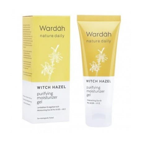 Wardah Nature Daily Witch Hazel Purifying Moisturizer Gel - 40 ml