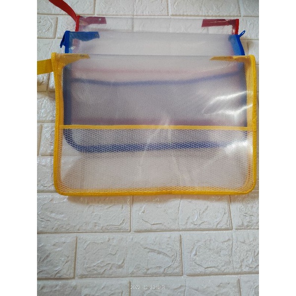 1 buah!! Map plastik resleting/map plastik/map resleting murah/tas plastik resleting