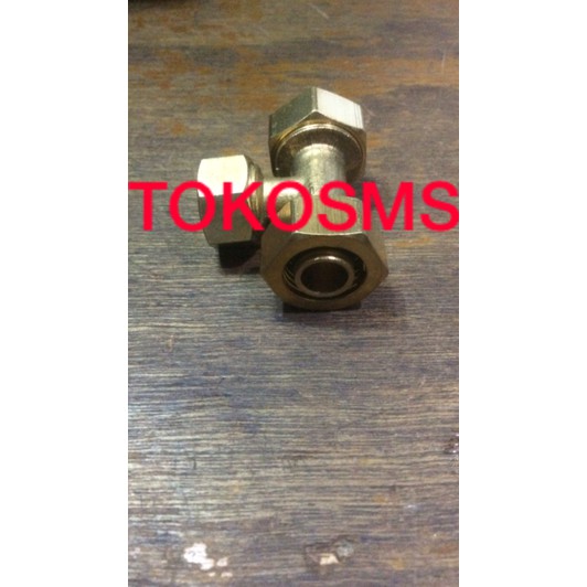 T sambung air panas 20 mm x 16 mm tee air panas model rifeng dan westpex 3/4 x 1/2 pipa 1216 x 1620