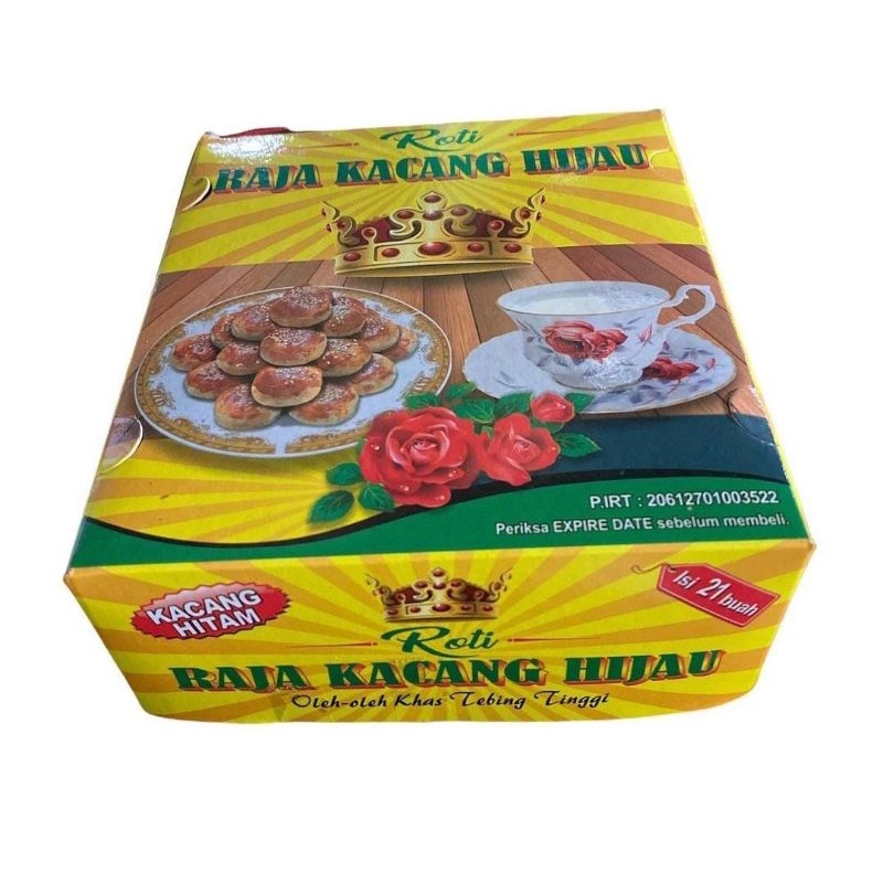 

ROTI RAJA KACANG HIJAU RASA KACANG HITAM/ KACANG MERAH ISI 21pcs