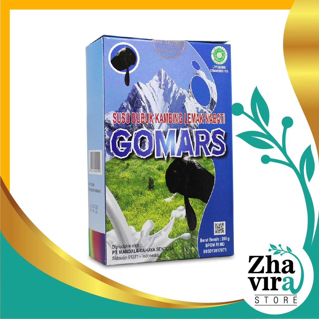 

Susu Ettawa GOMARS Susu Kambing Bubuk Isi 200 gram