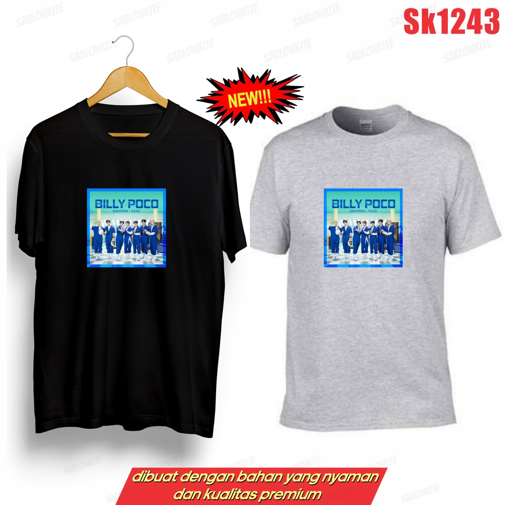 MURAH!!! KAOS  BILLY POCO SK1243 UNISEX ADA KAOS ANAK KPOP