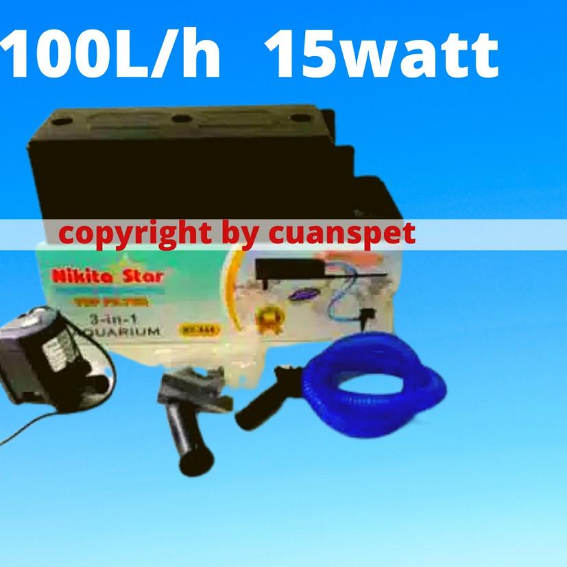 ☃ promo pompa air celup aquarium aquascape + box filter top filter nikita star ns 666 pompa air TOP 