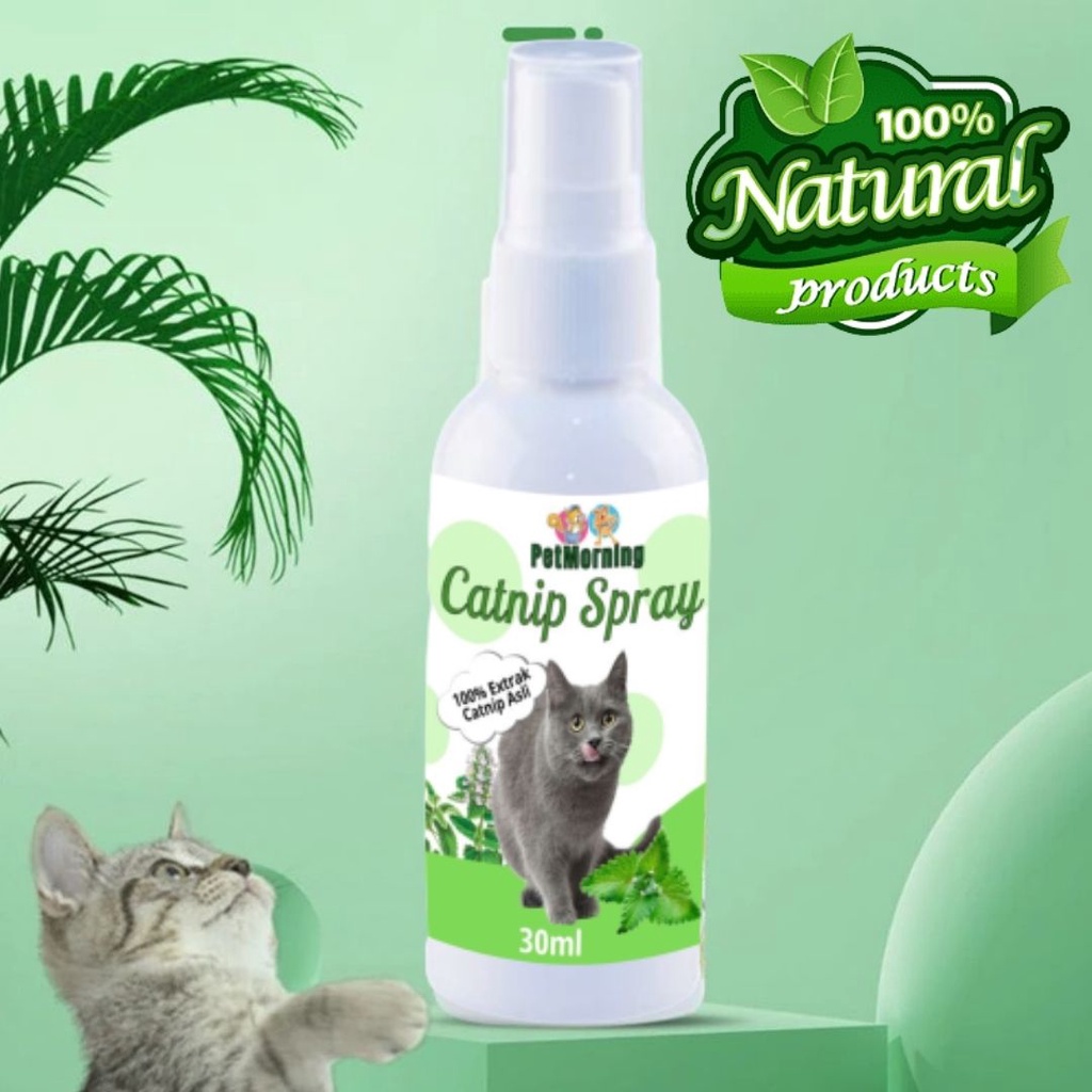 Catnip Spray Kucing Anti Stress Herbal Super Aman FEZONE