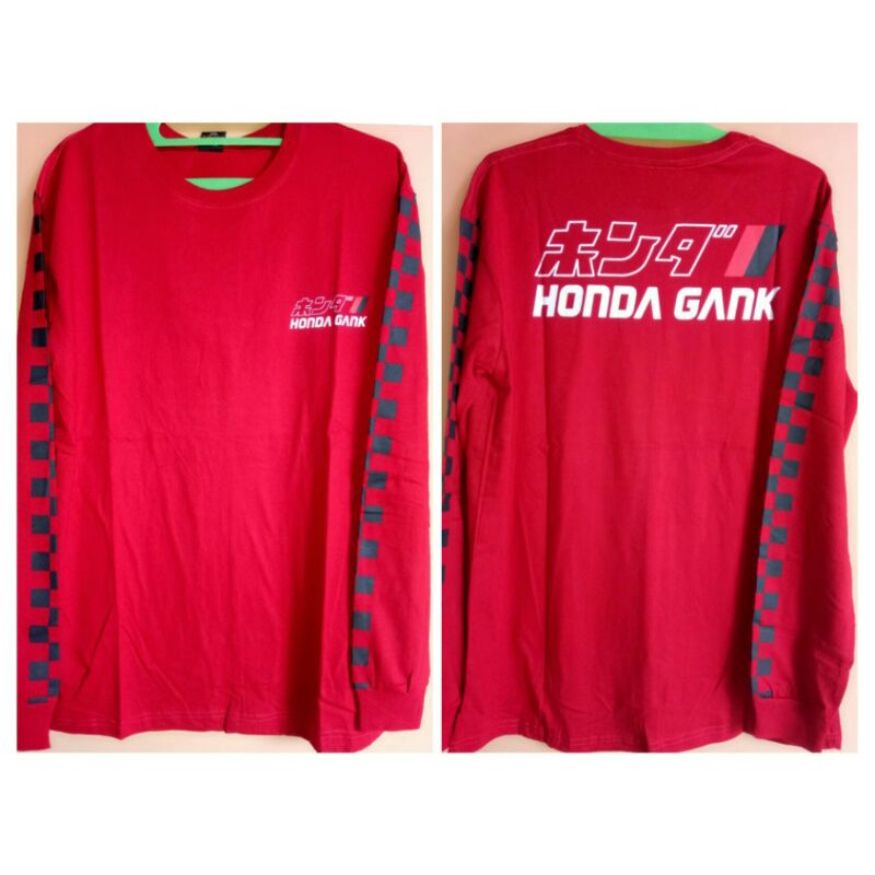 kaos honda gank lengan panjang