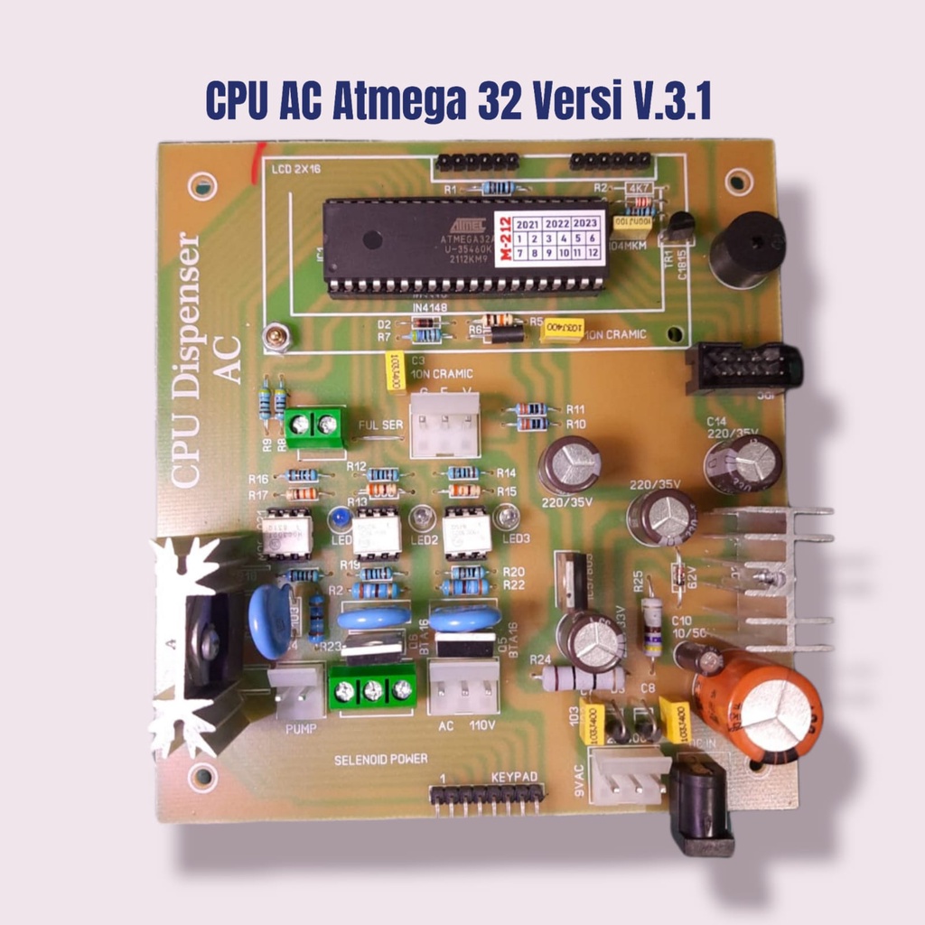 CPU Pom Mini AC Atmega 32 Versi V.3.1 (Fitur Edit Nama,Ganti Password)