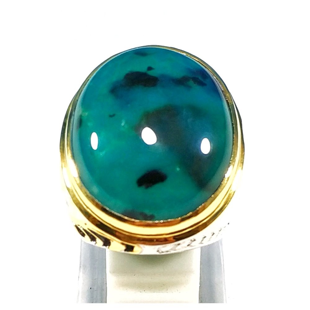 CINCIN BATU AKIK NATURAL BACAN DOKO HIJAU TOTOL TEMBUS MANTAP RING PERAK FREE MEMO KEASLIAN BATU