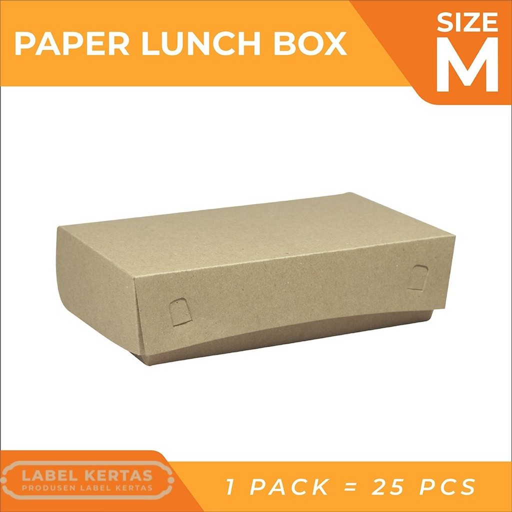 

PAPER LUNCH BOX / DUS KRAFT / DUS AYAM GEPREK / DUS CROFFLE / KEMASAN READY STOK