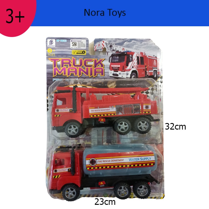 Mainan truk pemadam kebakaran truck mania|mainan anak truck pemadam