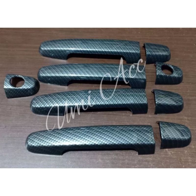 Cover Handle Pintu Vios Gen 1 Gen 2 Gen 3 Carbon
