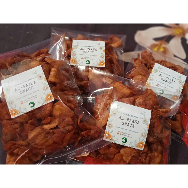 

Keripik pisang manis Al-Faaza 110gr sriping pisang Al-Faaza keripik pisang murah