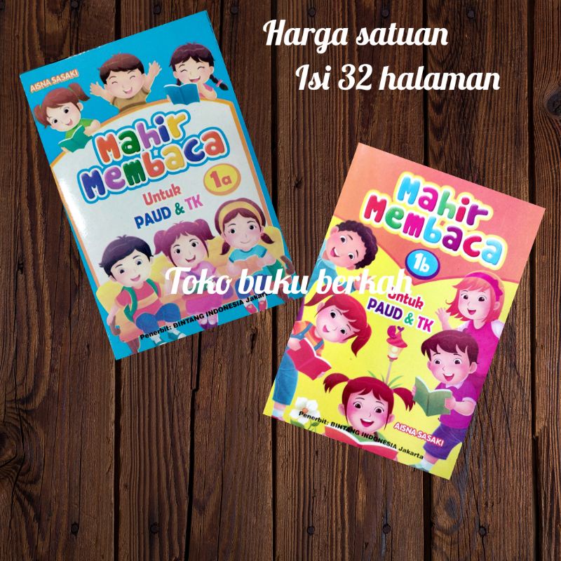 buku mahir membaca 1a dan 1b 32 halaman (15x24cm)