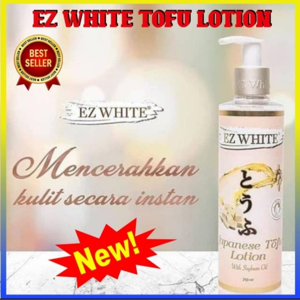 EZ WHITE JAPANESE TOFU BODY LOTION PEMUTIH WITH SOYBEAN OIL ORIGINAL