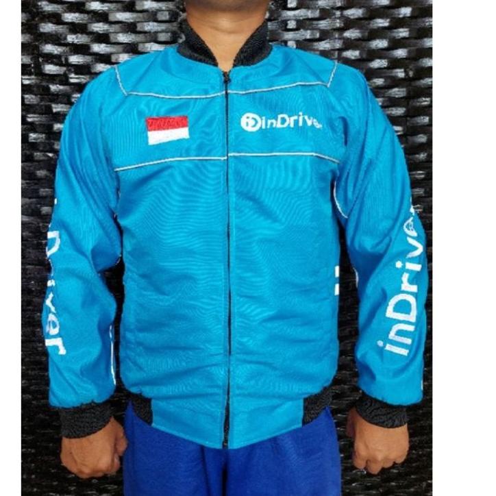 Top Produk.. OFFICIAL JAKET INDRIVER JAKET BOMBER INDRIVER BIRU JAKET INDRIVER INDONESIA