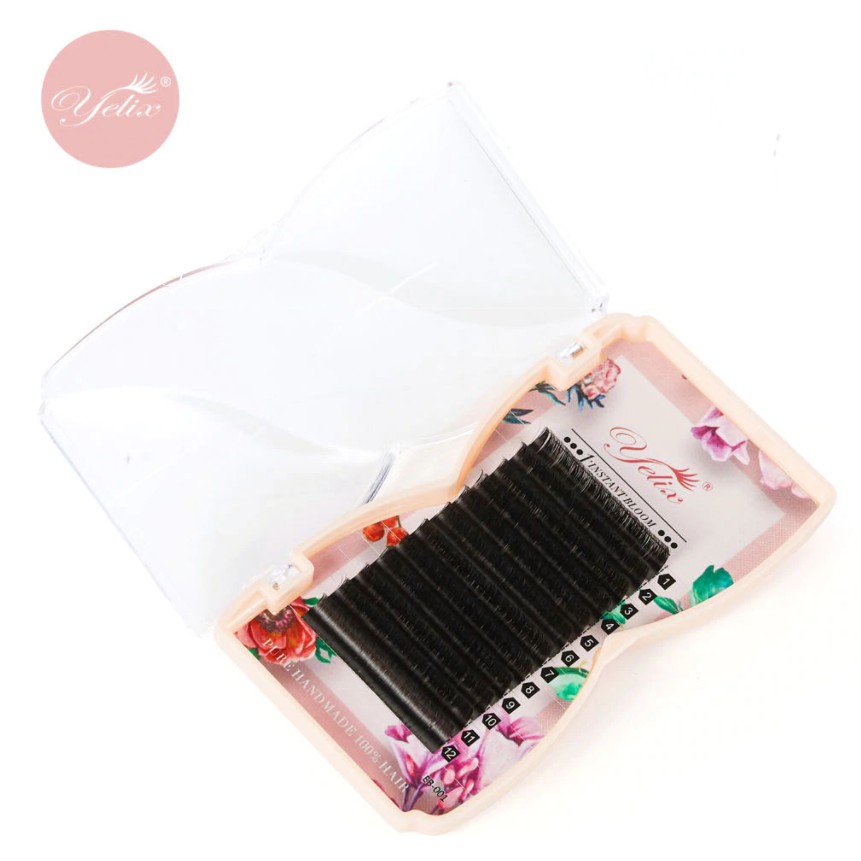 Yelix Bloom 1s Flower Mega Russian Volume Eyelash Extension Tanam Bulumata Palsu