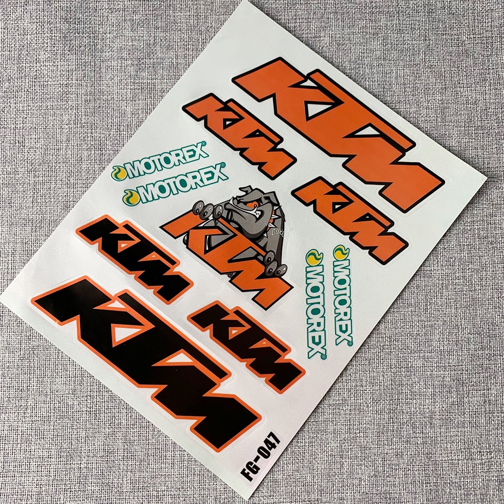 Ktm Stiker Epoxy 3D Reflektif Anti Air Untuk Motor RC350 RC390 DUKE