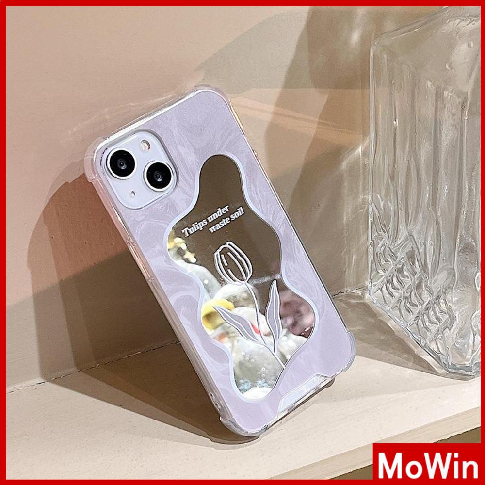 iPhone Case Acrylic Mirror Airbag Shockproof Protection Camera Cute Marble Flower Compatible For iPhone 11 iPhone 13 Pro Max iPhone 12 Pro Max iPhone 7 Plus iPhone x xr xs max