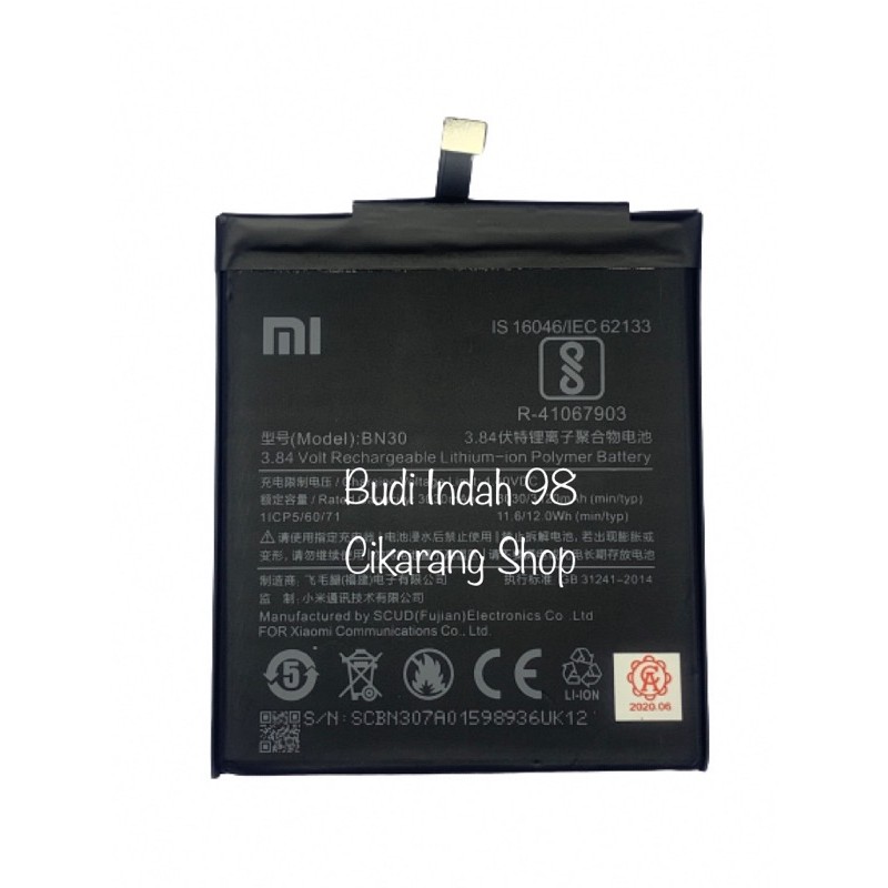 BATERAI XIAOMI REDMI 4A / BN30 BATERE BN30 ORIGINAL