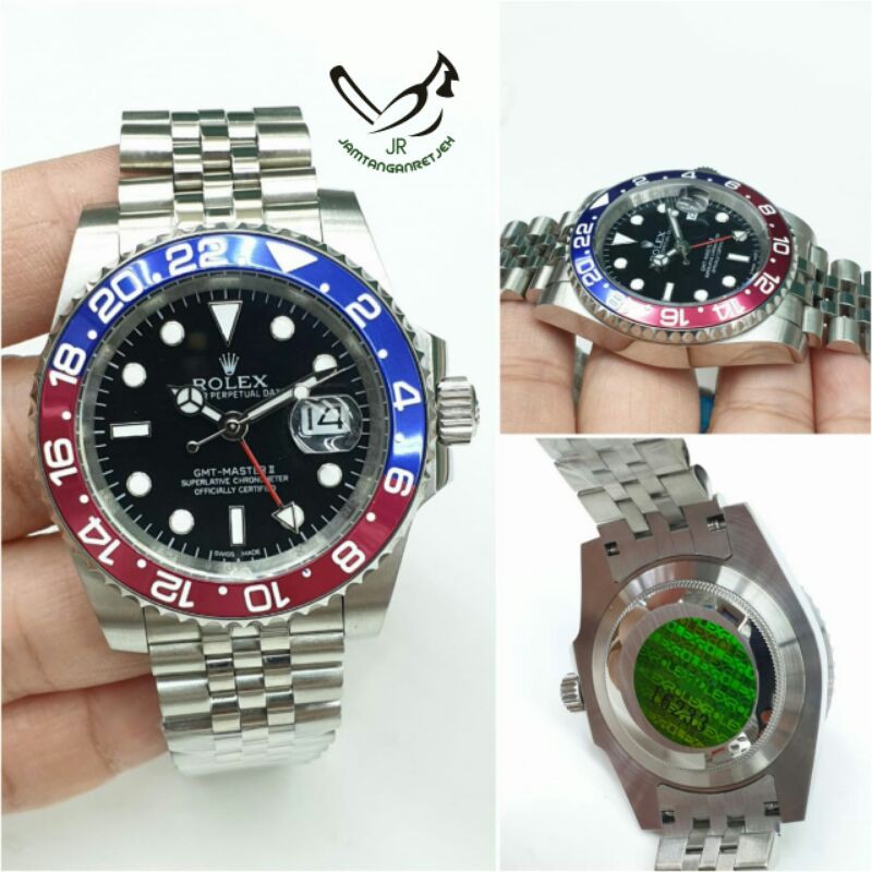JAM TANGAN ROLEX GMT AUTOMATIC KUALITAS ORIGINAL