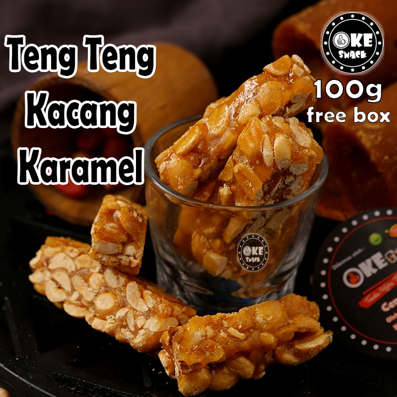 Teng Teng kacang karamel 100g home made