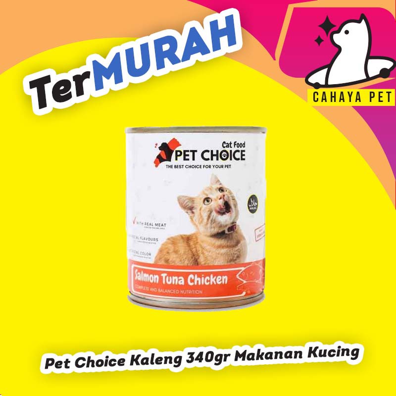 Jual Pet Choice Makanan Kucing Basah 340gr Salmon Tuna Variant Shopee