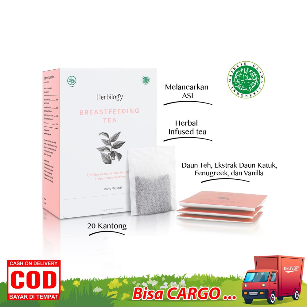 Herbilogy Breastfeeding Tea For Breastmilk Asi Booster Tea Pelancar ASI