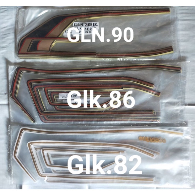 Jual Stiker Gl100 Striping Gl 100 Lis Tengki Gl Shopee Indonesia