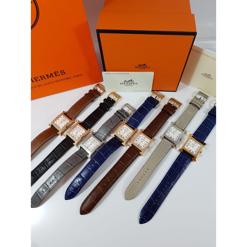 NEW13- JAM TANGAN WANITA "HEURE H  DIAMOND WATCH"