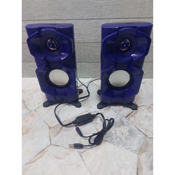 FLECO F 026 SPEAKER KOMPUTER MULTIMEDIA SUARA BASS DAN ADA TWETTER SPEAKER FLECO F 026 SEPASANG SPEAKER