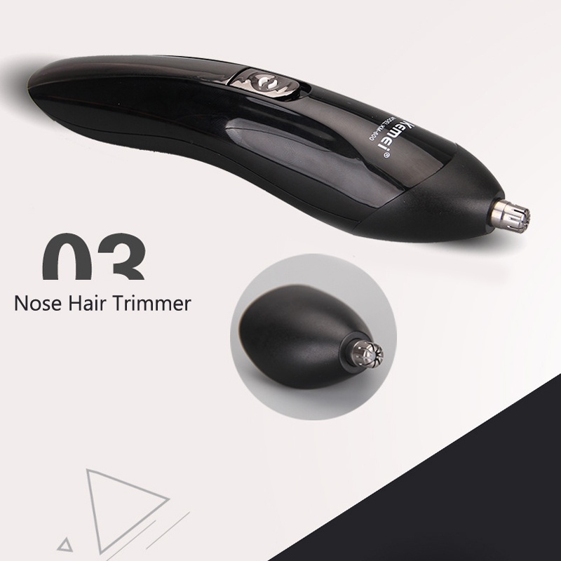 [100% ORI] Kemei KM-600 Alat Cukur Rambut PROFESSIONAL Elektrik Hair Clipper 6 in1 Alat Cukur Elektrik 6 in 1 Hair Trimmer Shaver - KM-600 Hair trimmer Suit Profesional hair clipper electric hair clipper shaver beard trimmer man shaving machine cut nose