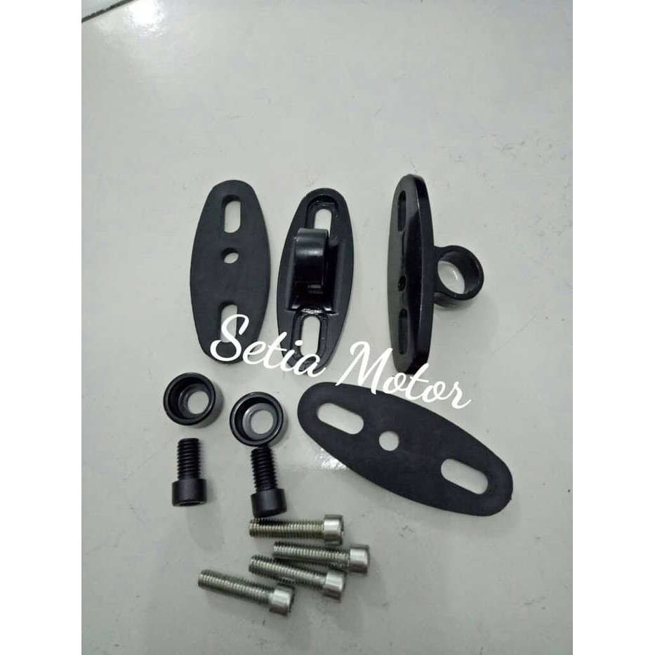 DUDUKAN SPION TOMOK FAIRING  UNIVERSAL NINJA250  R25  CBR 150  250