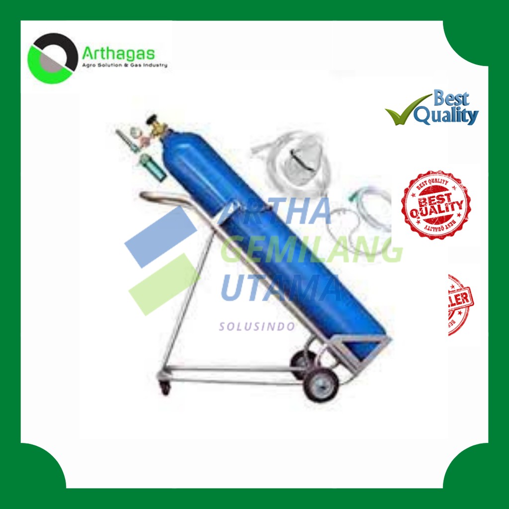 Tabung Oksigen 6M3 Full Set Lengkap