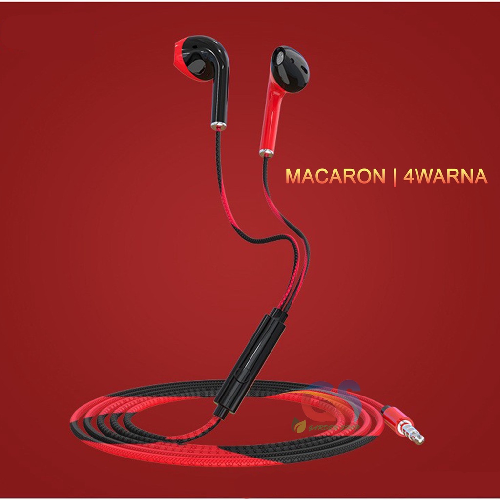 HEADSET MACARON u24 EXTRA BASS HIFI | Two Tone 4WARNA PILIHAN FAVORIT
